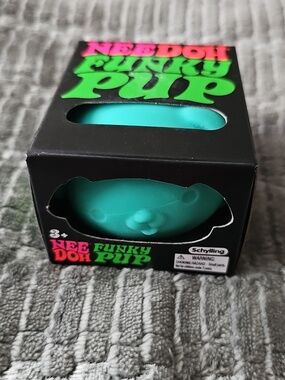 NEW! Nee Doh Funky Pup Teal Color